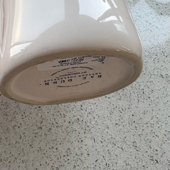 DUAL SIDED Rae Dunn YOU ARE PAWFECT white NWT ceramic 16 ounce A - Picture 8 of 8